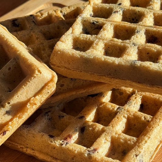 Gluten-free Vegan Chocolate Chip Waffles (Frozen)