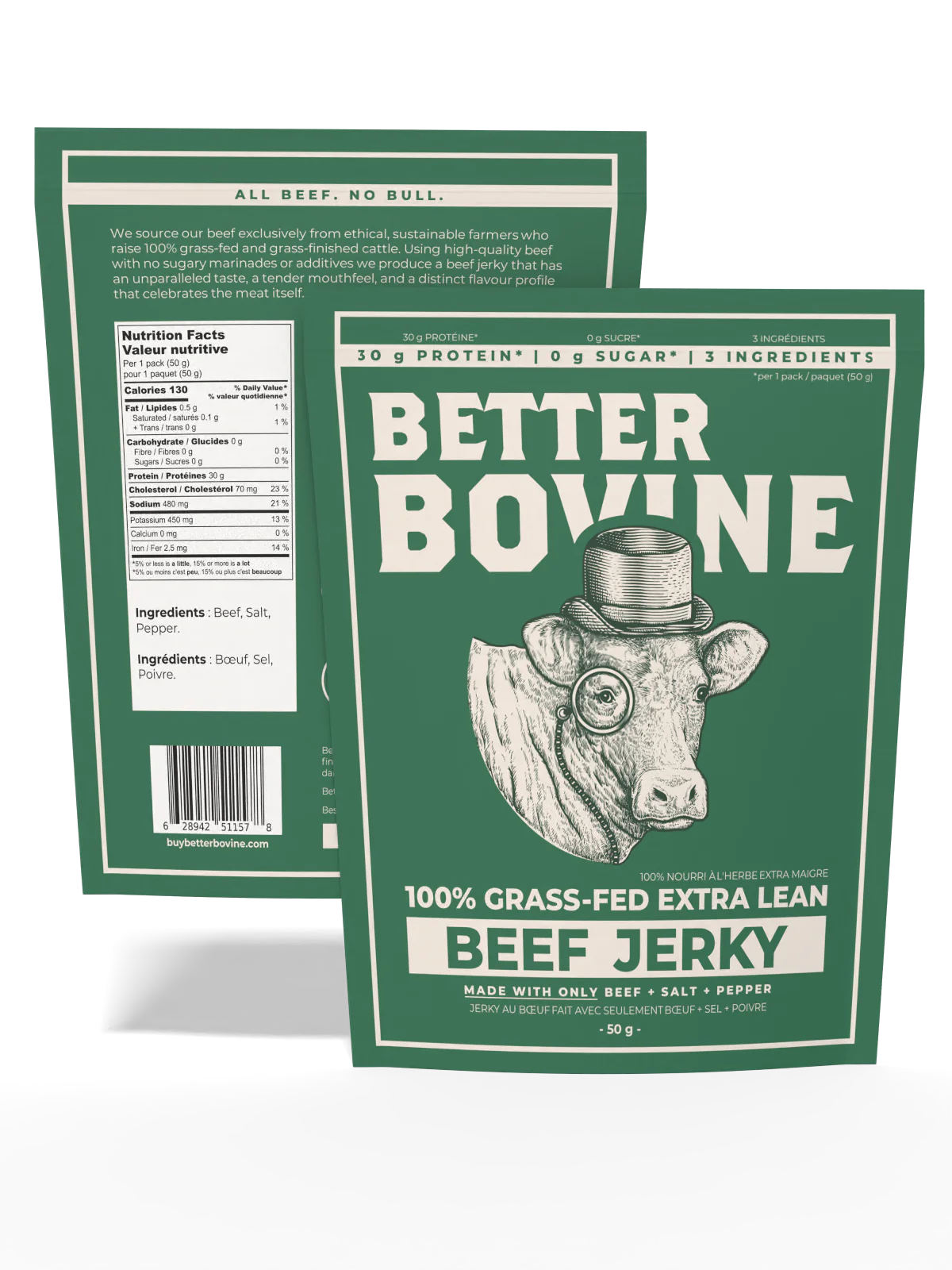 Better Bovine Extra Lean Beef Jerky